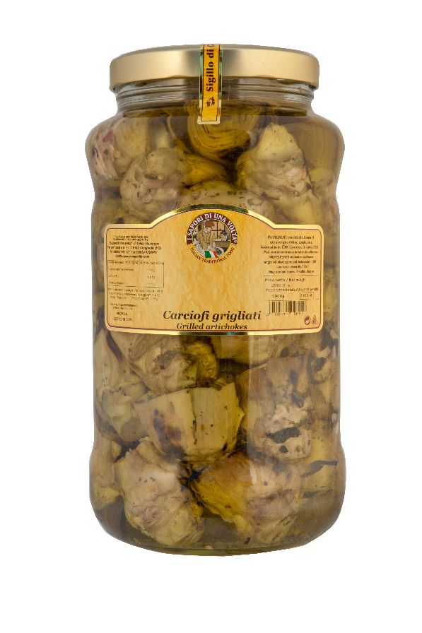 Gegrillte Artischocken in Öl
