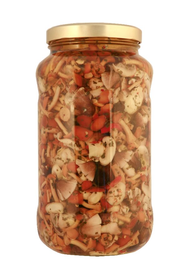 Tris di funghi in olio