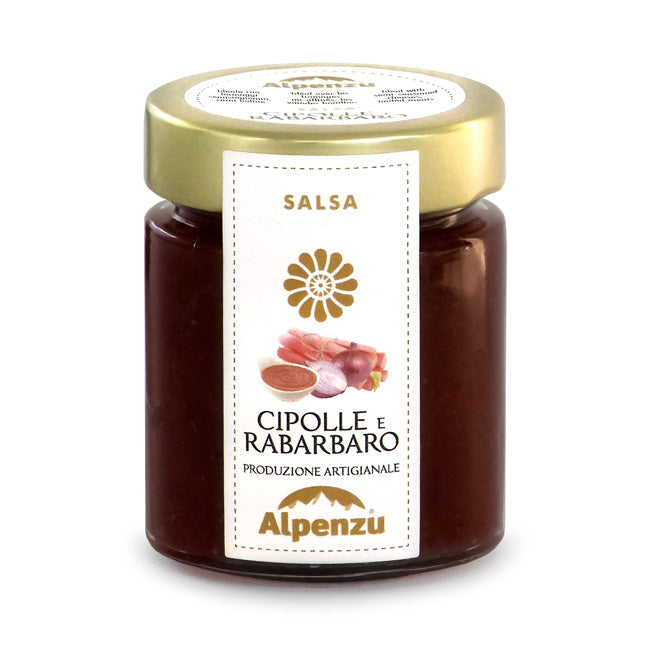 Salsa di cipolle e rabarbaro 160g