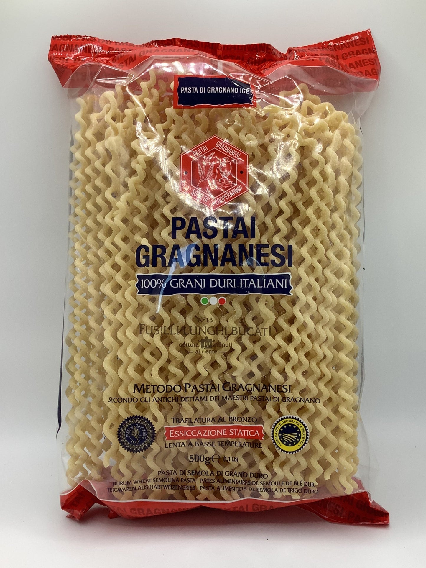 Fusilli lunghi bucati al bronzo 500g