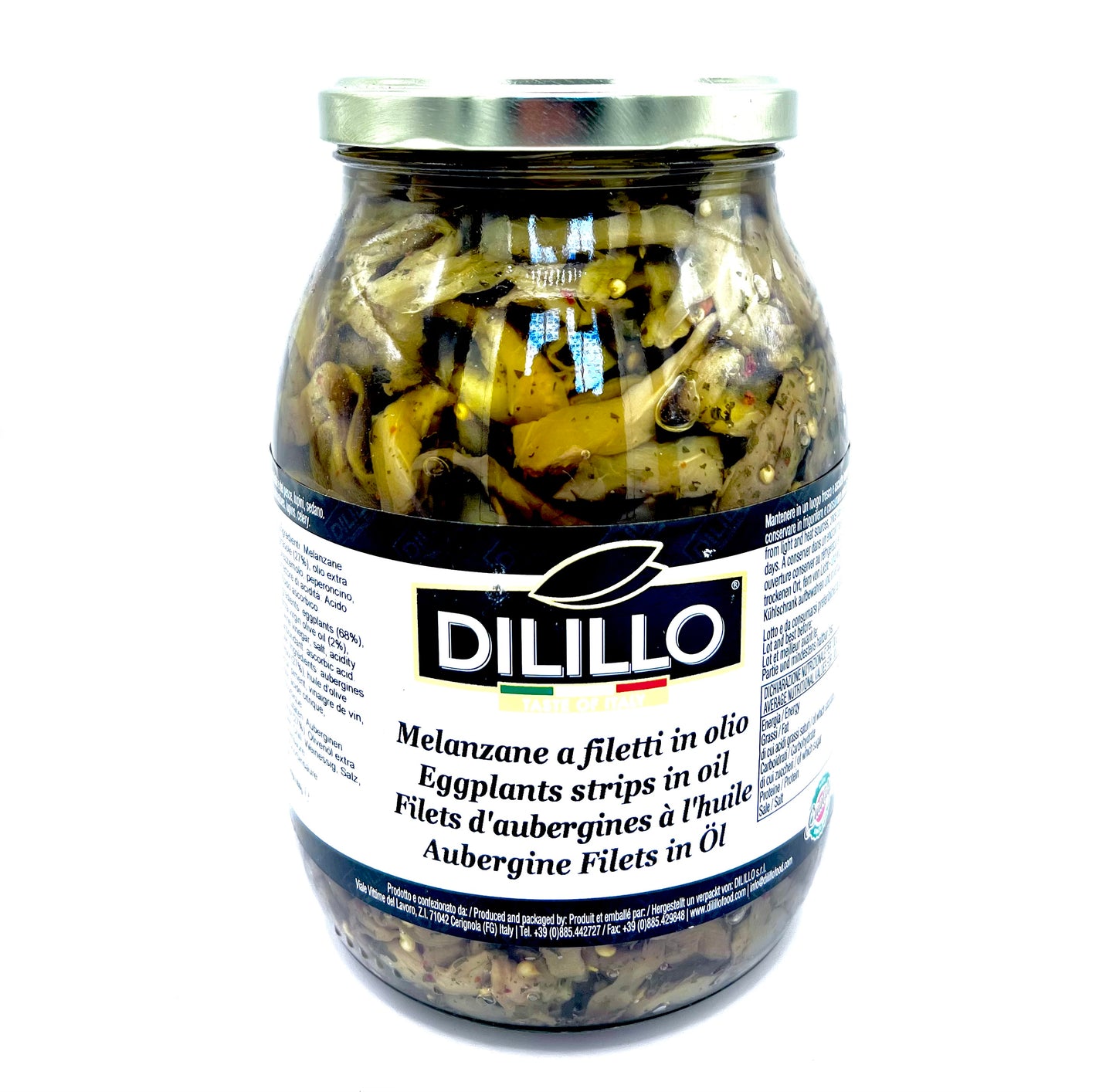 Melanzane a filetti in olio