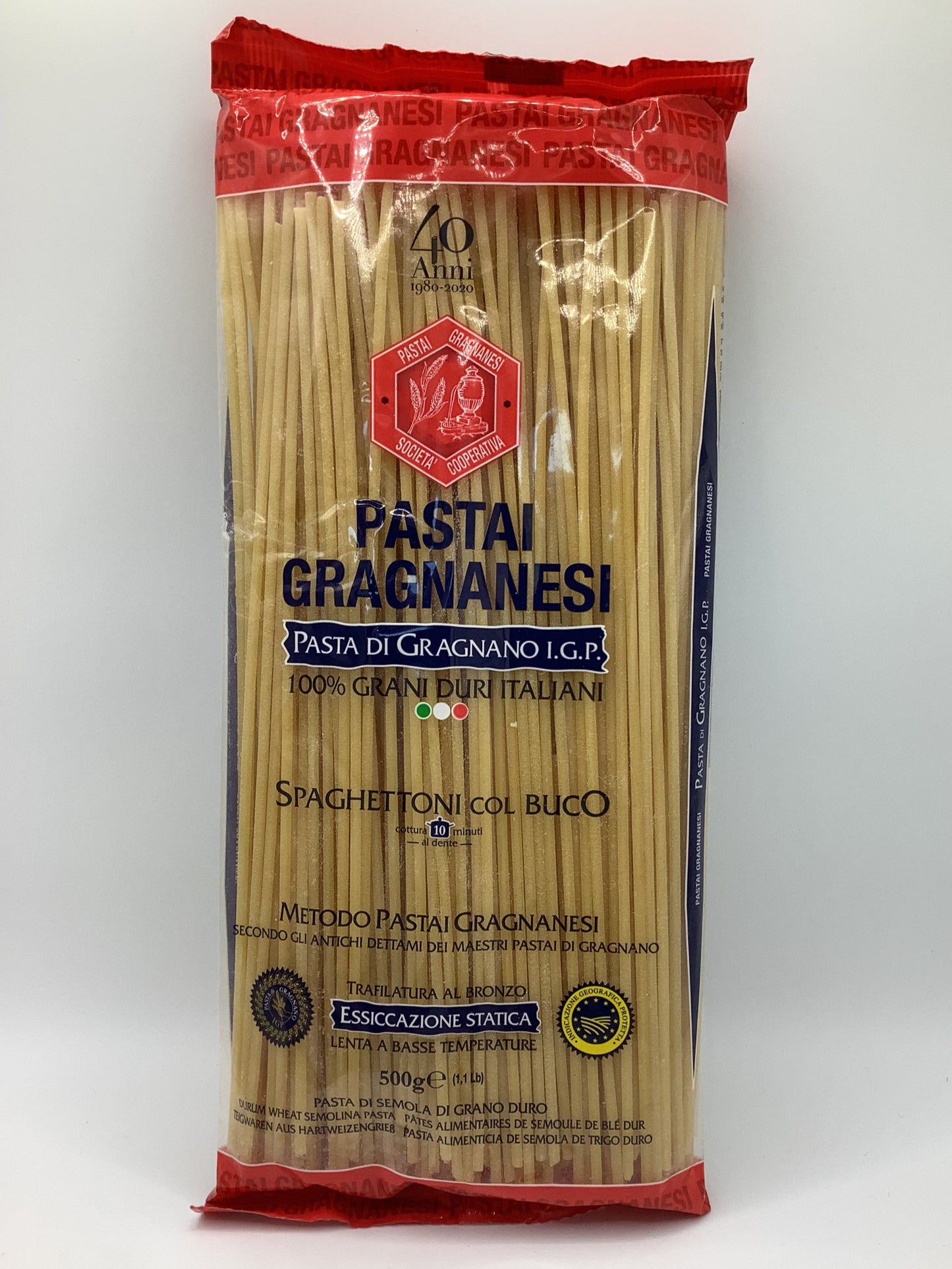 Spaghettoni with bronze hole 500g