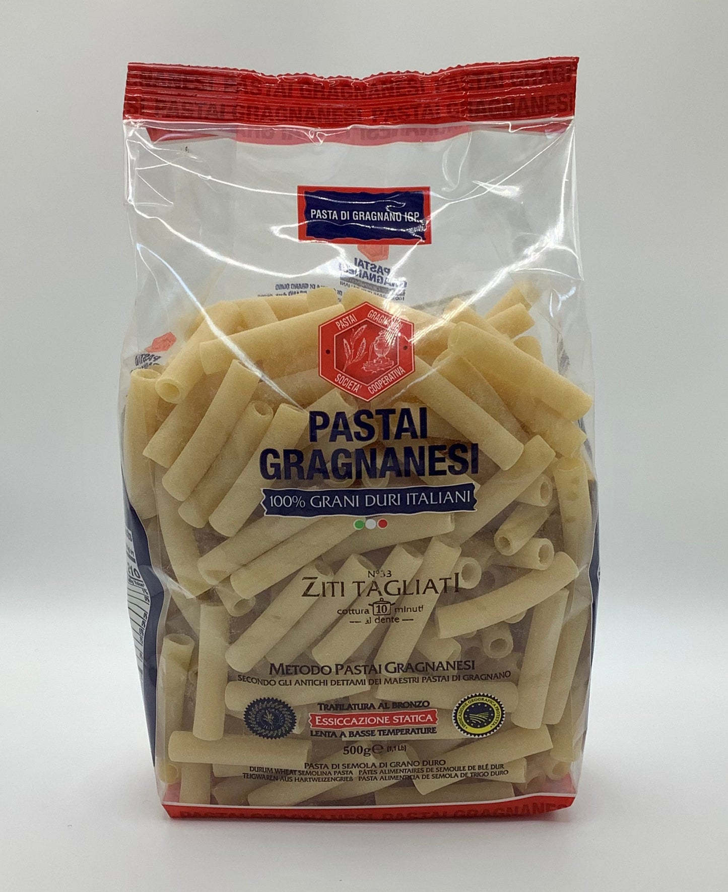 Bronze-cut Ziti 500g