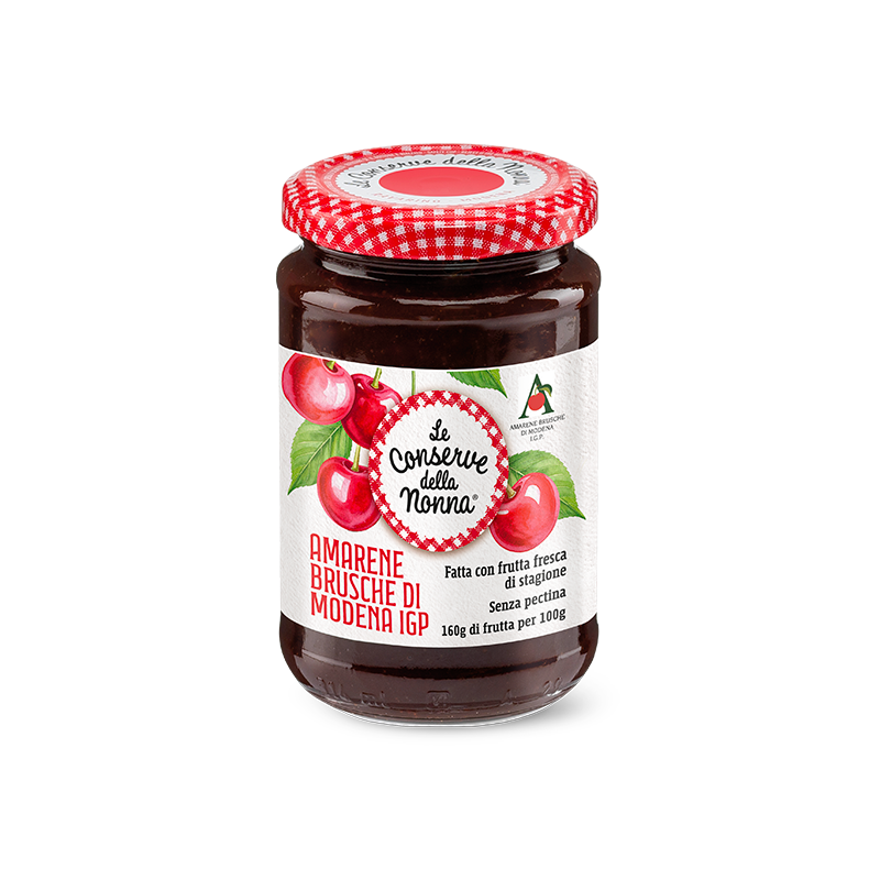 Brusche di Modena g.g.A. Schwarzkirschmarmelade 340g