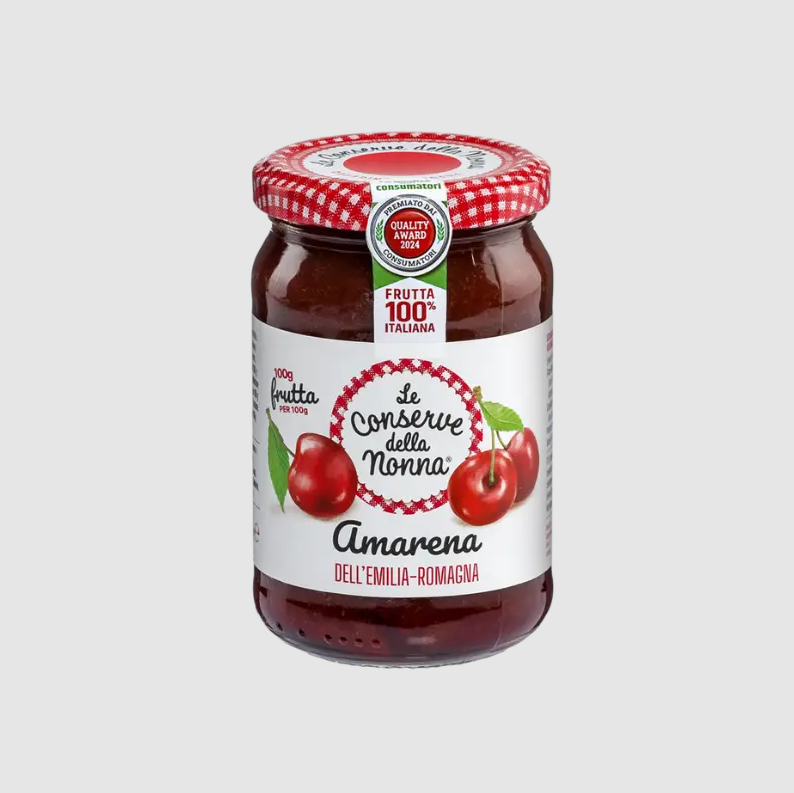 Emilian black cherry jam 340g