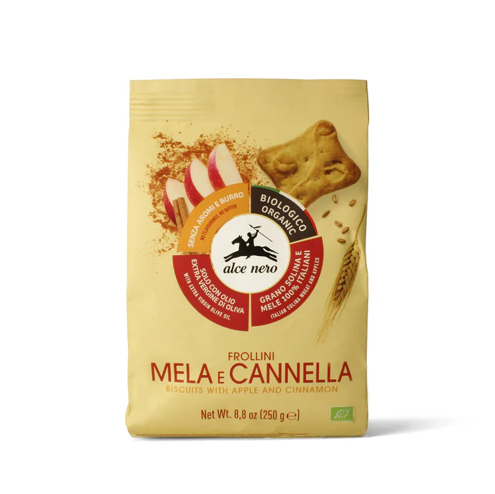 Frollini mela e cannella Bio 250g