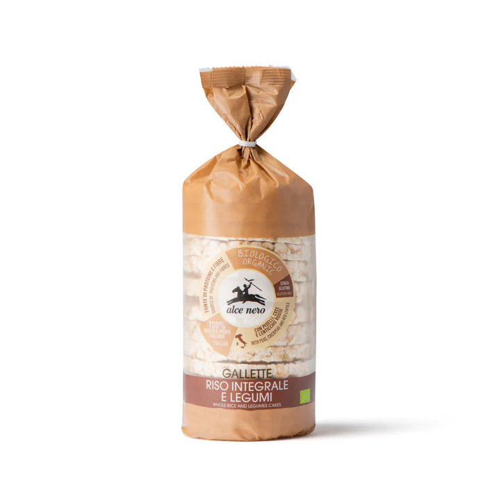 Bio-Cracker aus Naturreis und Hülsenfrüchten 100 g