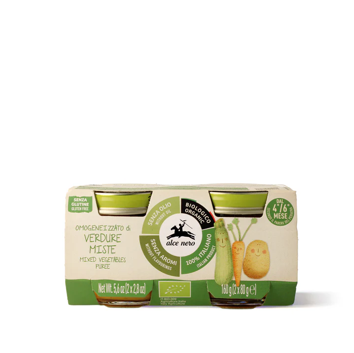 Omogeneizzato di verdure miste Bio - 2 vasetti 160g