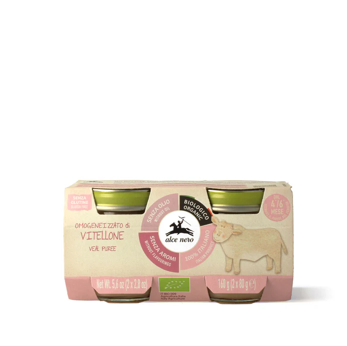Omogeneizzato di vitellone Bio - 2 vasetti 160g