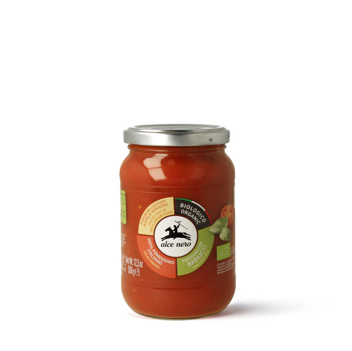 Pomodoro con basilico Bio 350g