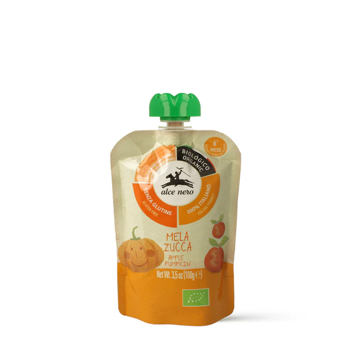 Purea di mela e zucca Bio 100g