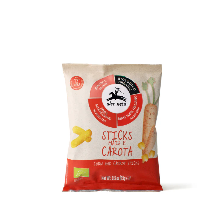 Sticks mais e carota Bio 15g
