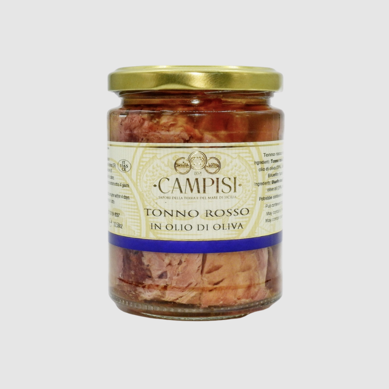 Tonno rosso in olio d'oliva