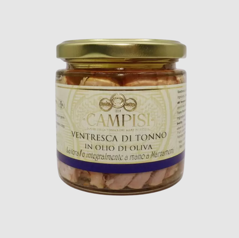 Tuna belly in olive oil 220g
