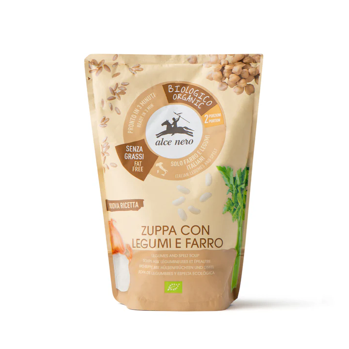 Zuppa con legumi e farro Bio 500g