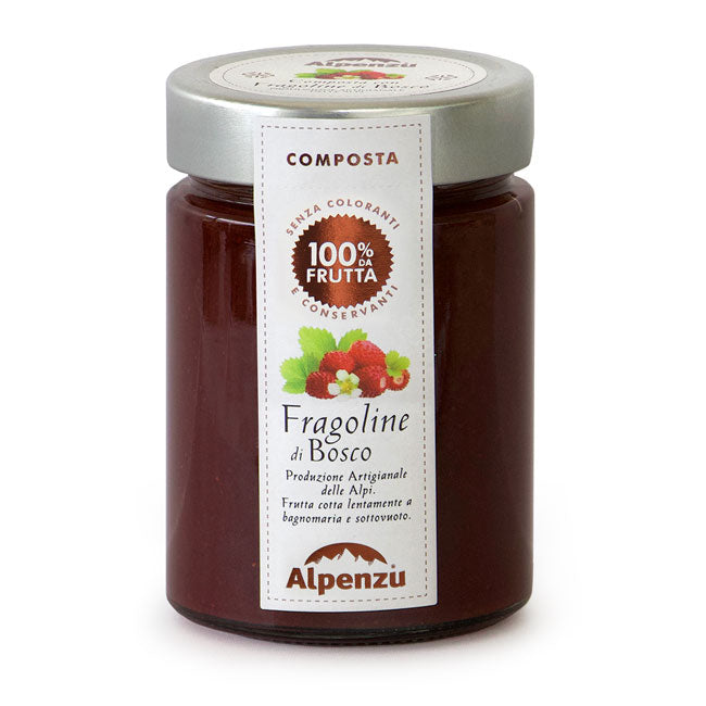 Composta di fragoline di bosco 100% da frutta 350g