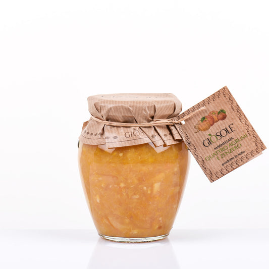 Marmellata quattro agrumi e zenzero 310g