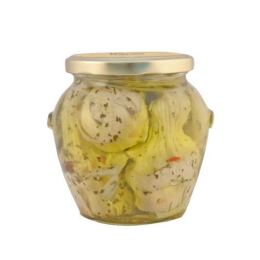 Carciofi con gambo “alla romana” in olio 550g