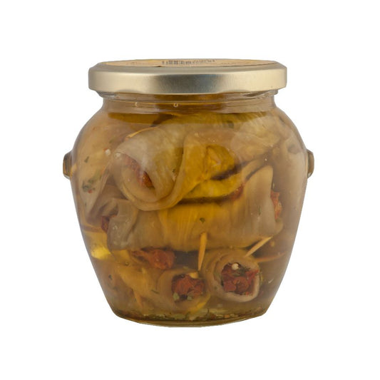 Involtini di melanzana in olio 550g