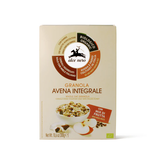 Vollkorn-Hafer-Granola mit Bio-Fruchtmix 300g