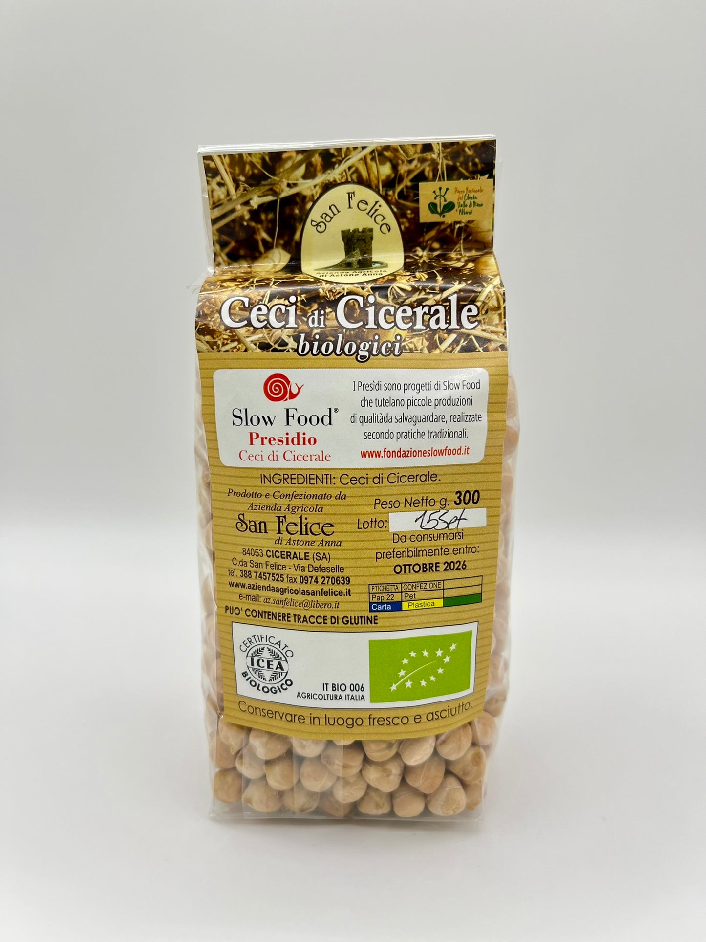 Ceci di Cicerale Bio 300g