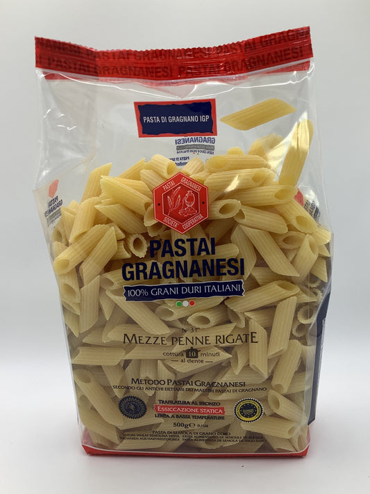 Mezze penne rigate al bronzo 500g
