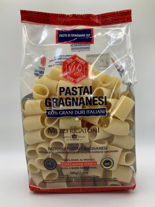 Mezzi rigatoni al bronzo 500g
