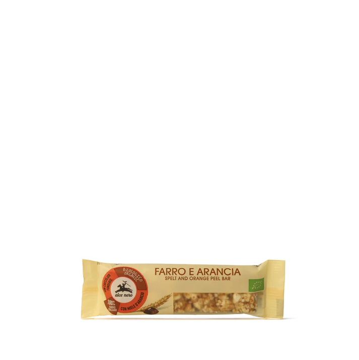 Barretta al farro e arancia con cioccolato Bio 22g