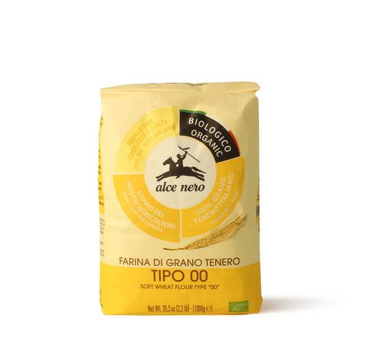 Organic "00" type soft wheat flour 1Kg