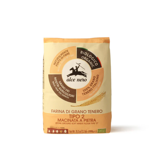 Stone-ground soft wheat flour type "2" Bio 1Kg