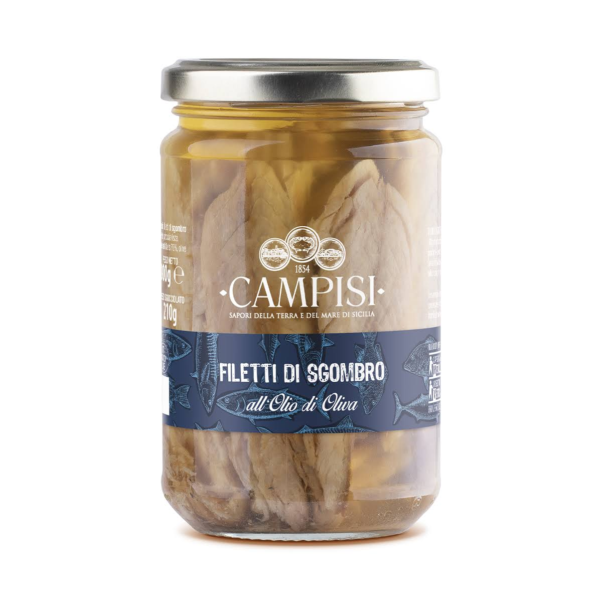 Filetti di sgombro in olio d'oliva 300g