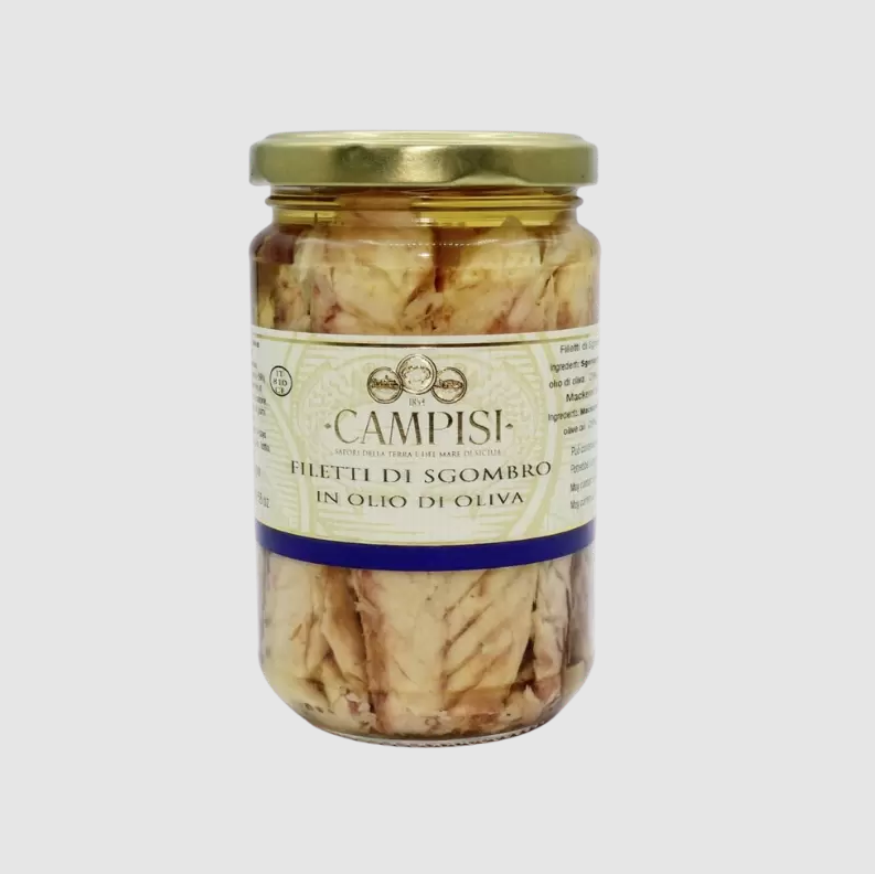 Filetti di sgombro in olio d'oliva 300g