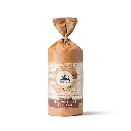 Bio-Cracker aus Naturreis und Hülsenfrüchten 100 g