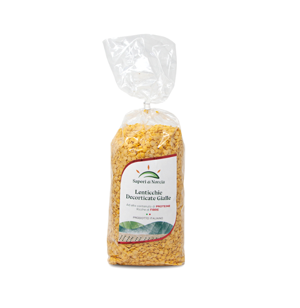 Lenticchie decorticate gialle 500g