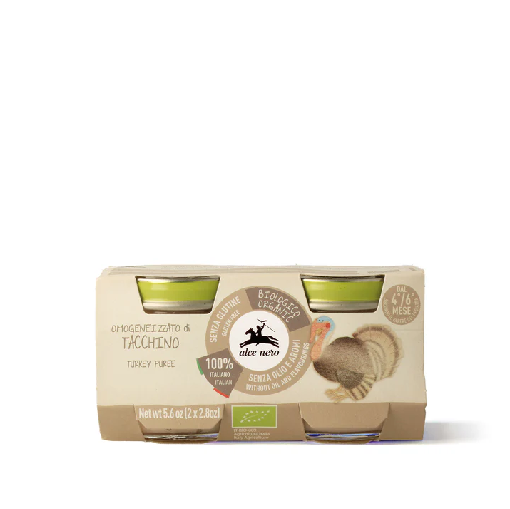 Omogeneizzato di tacchino Bio - 2 vasetti 160g