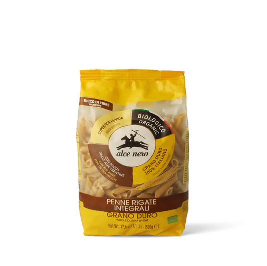 Bio-Vollkorn-Hartweizen-Penne Rigate 500g