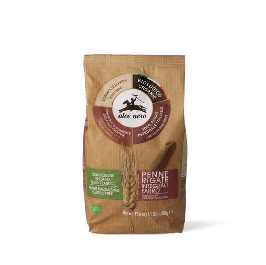 Bio Vollkorn Dinkel Penne Rigate 500g