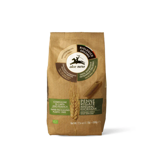 Bio Khorasan Weizen Vollkorn Penne Rigate 500g