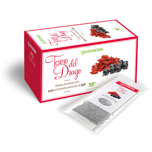 Tisana Tesoro del Drago con acai e goji 15 filtri