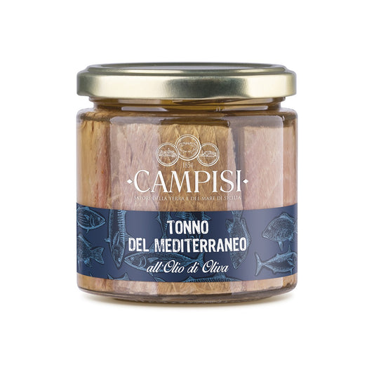 Tonno del Mediterraneo in olio d'oliva 220g